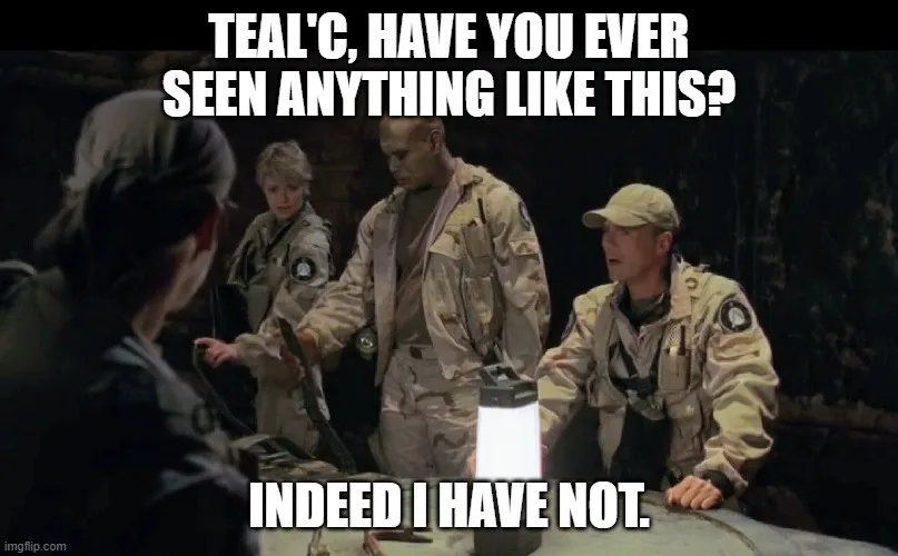 You can't just casually say 'No?'