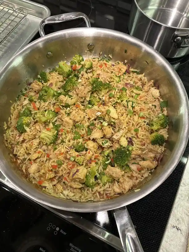 Delicious Curry Chicken Fried Rice Delight