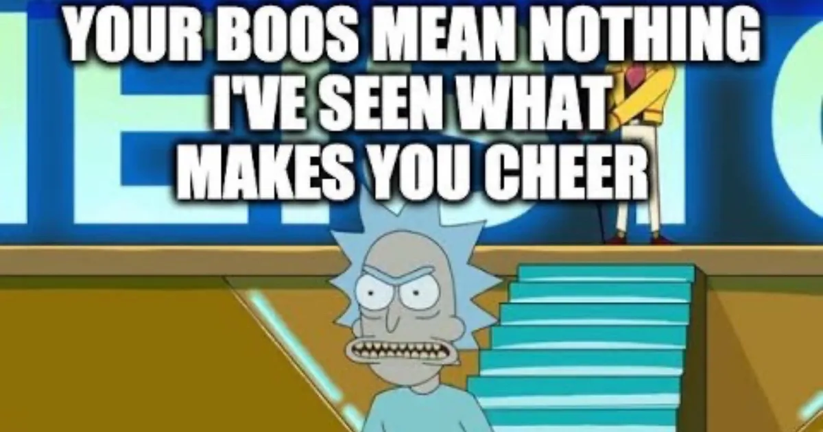 Your Booing Won't Deter Me: I'm Unfazed!