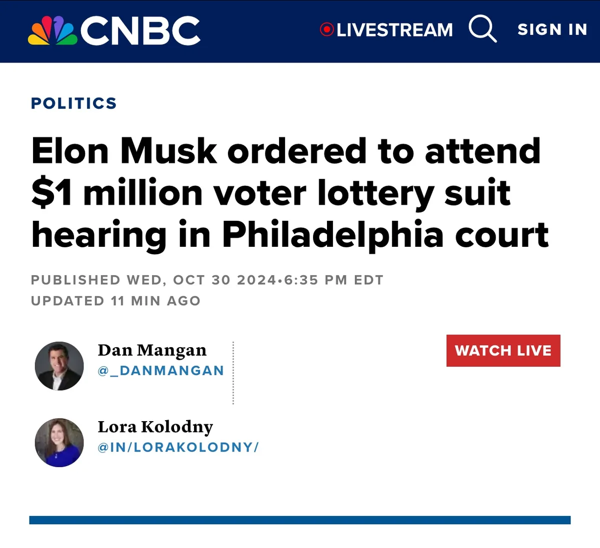 Everything Seems to Be Going Swimmingly!
