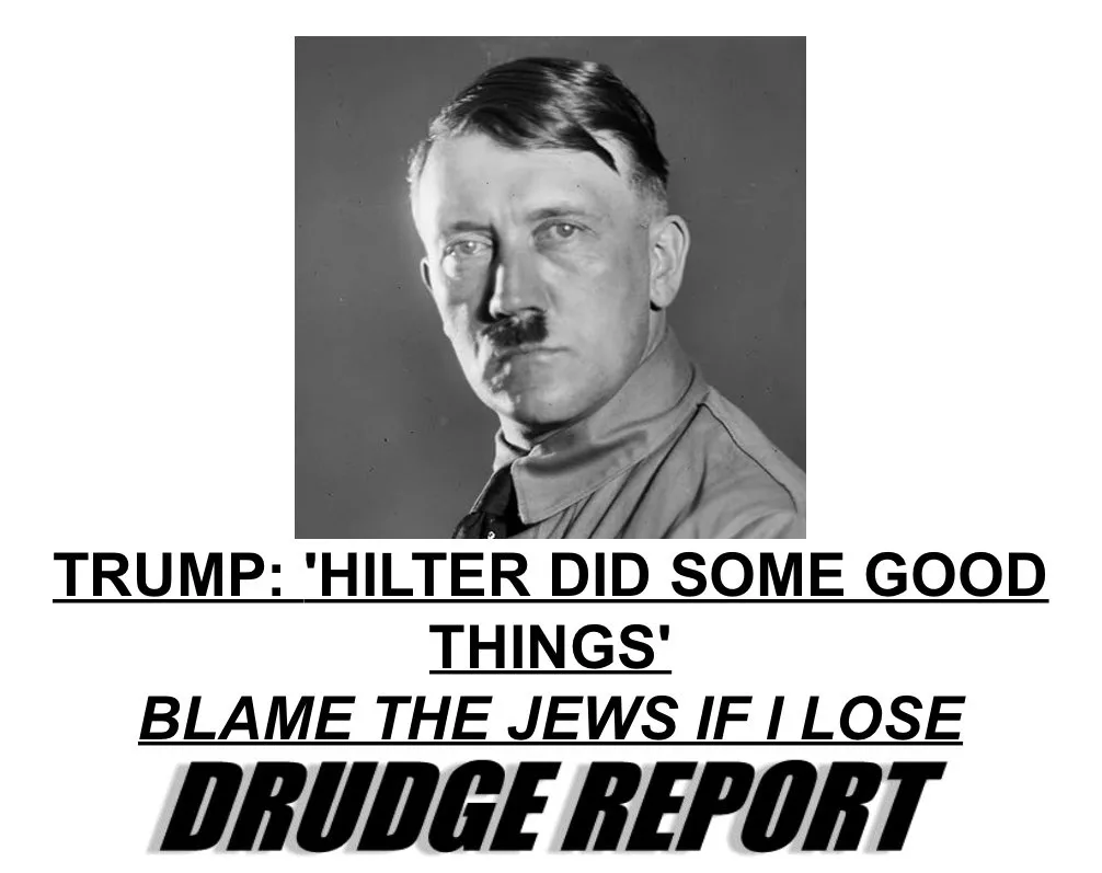 Current Headline from the Drudge Report: What's Trending Now