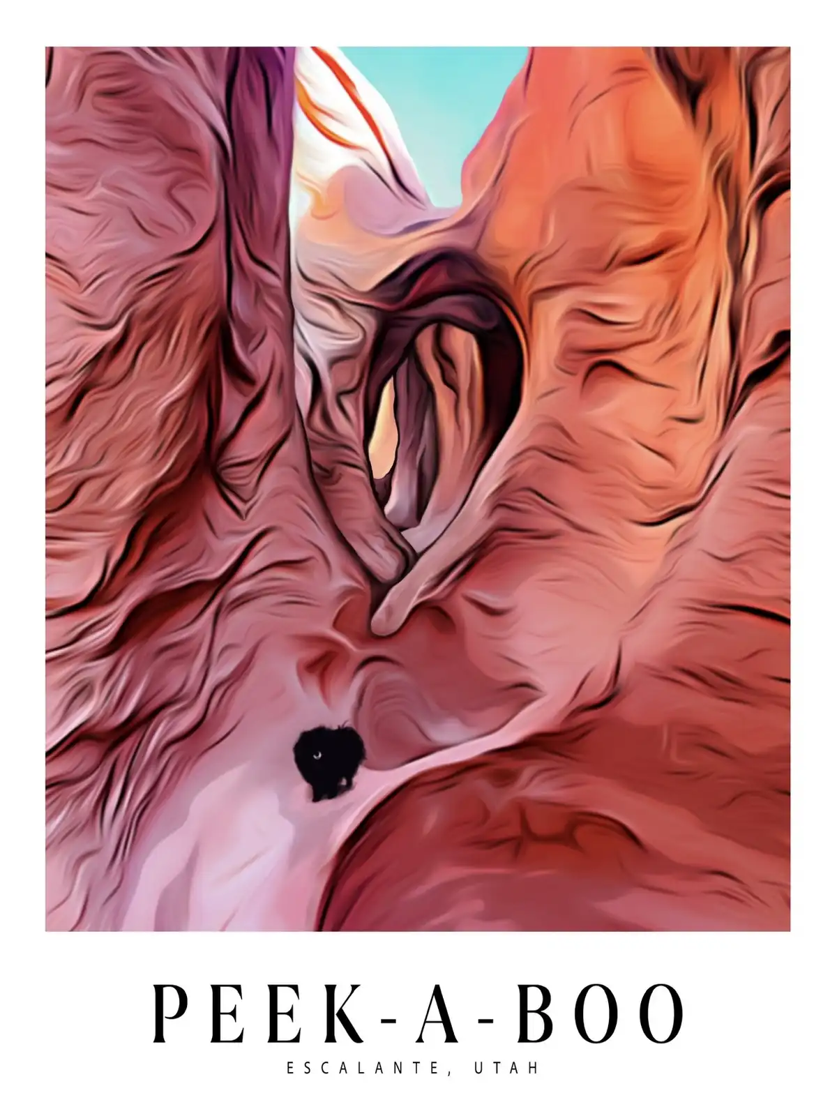 The Ultimate Peek-a-Boo Poster