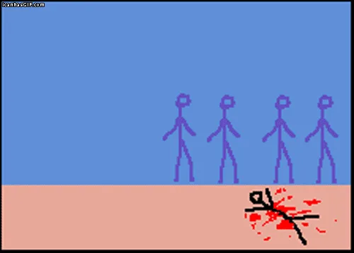 A six-panel comic strip shows a police officer exiting a police car to investigate a body on the ground. In the next panel…