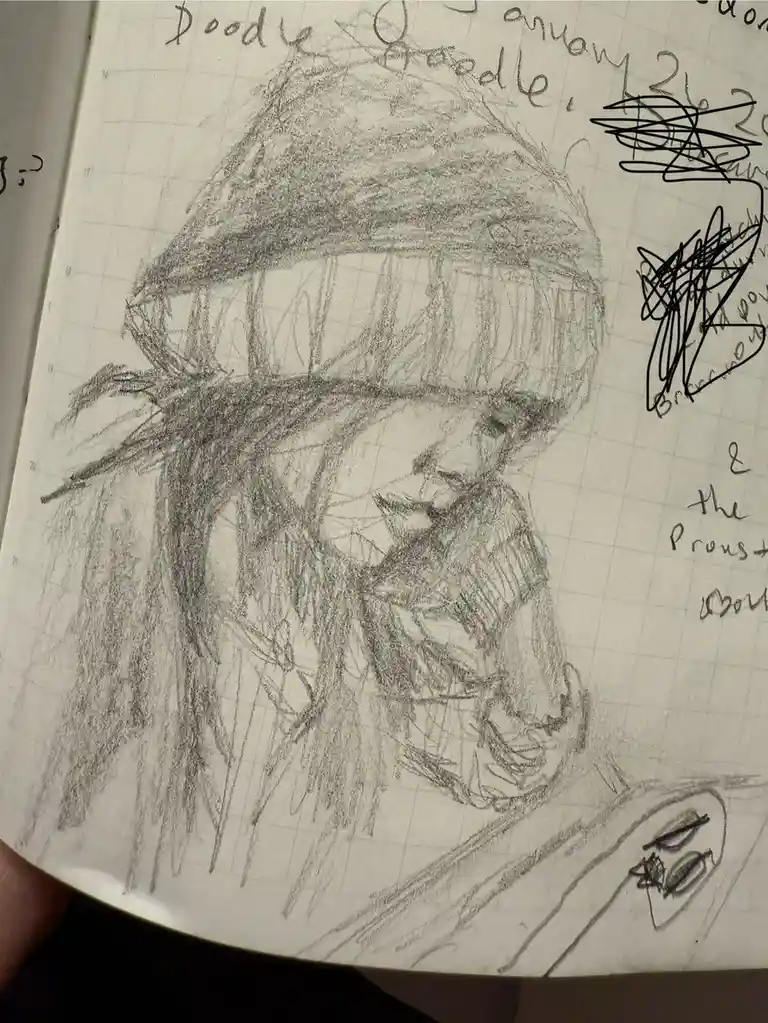 Determined to keep the drawing momentum going...