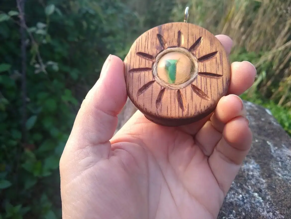 Rescued Teak Wood Transformed into a Unique Fan Pull