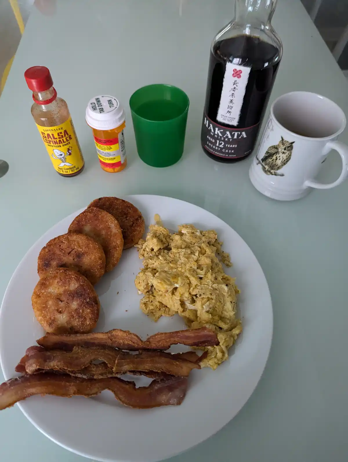 The morning after a hearty breakfast