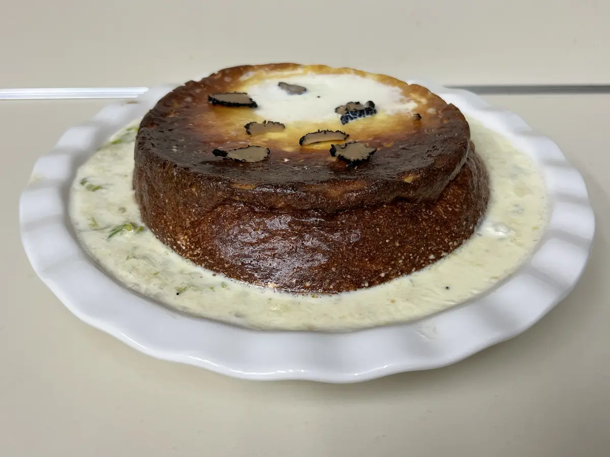 Indulging in a Decadent Parmesan and Truffle Soufflé