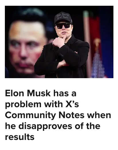 A photo of Elon Musk wearing a black cap and sunglasses, posing with his hand on his chin in a thoughtful or skeptical…