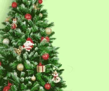 A Joyful Christmas Card Featuring a Beautiful Tree