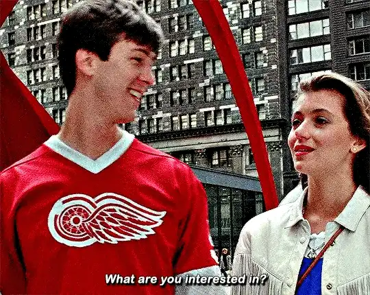 A six-panel image sequence from the movie 'The Breakfast Club' shows a young man in a red Detroit Red Wings jersey and a…