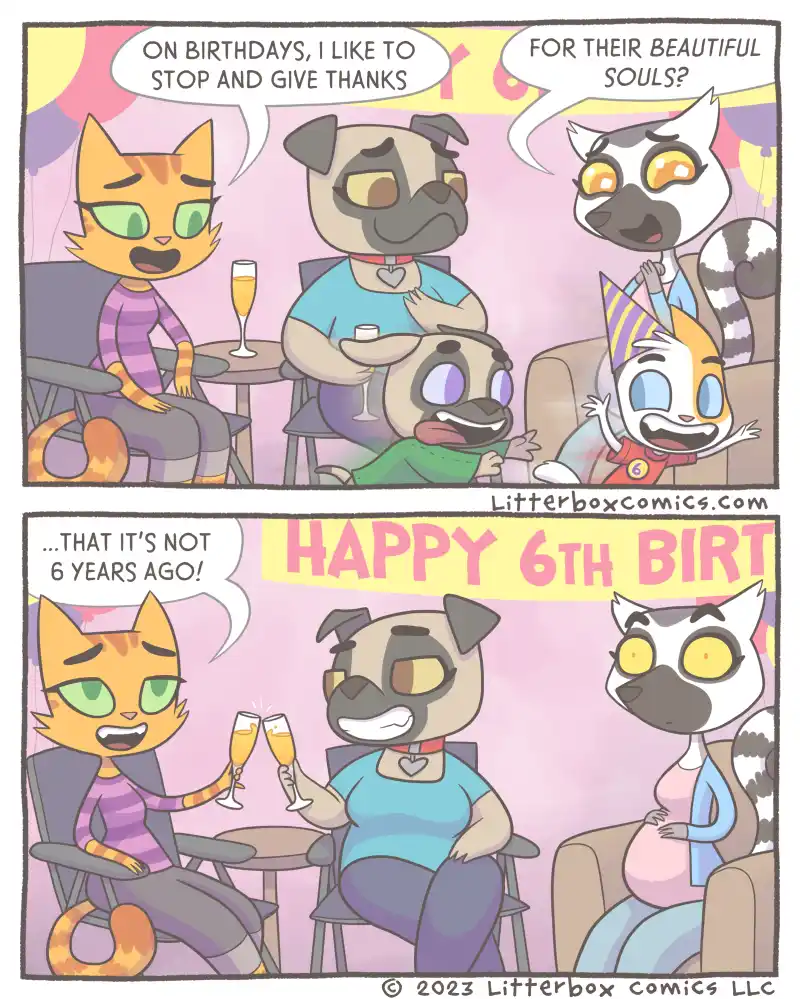 Reflecting on Birthdays [OC]