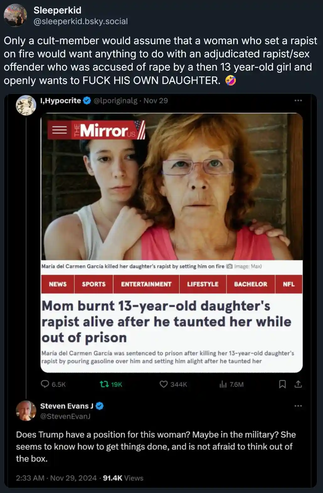 Oh Sure, Jan - The Classic Response