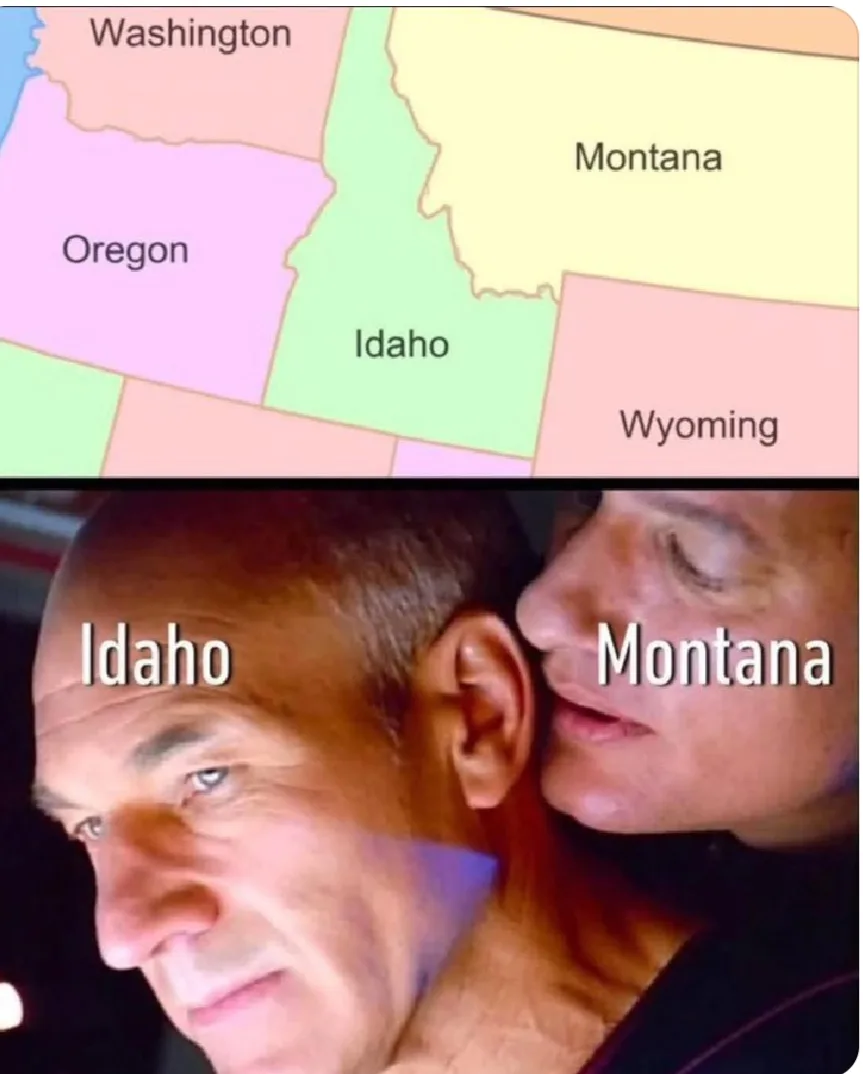 The top panel shows a map of the northwestern United States with states including Washington, Oregon, Idaho, Montana, and…