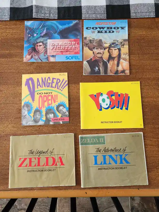 Check out these vintage NES instruction booklets I scored for free!