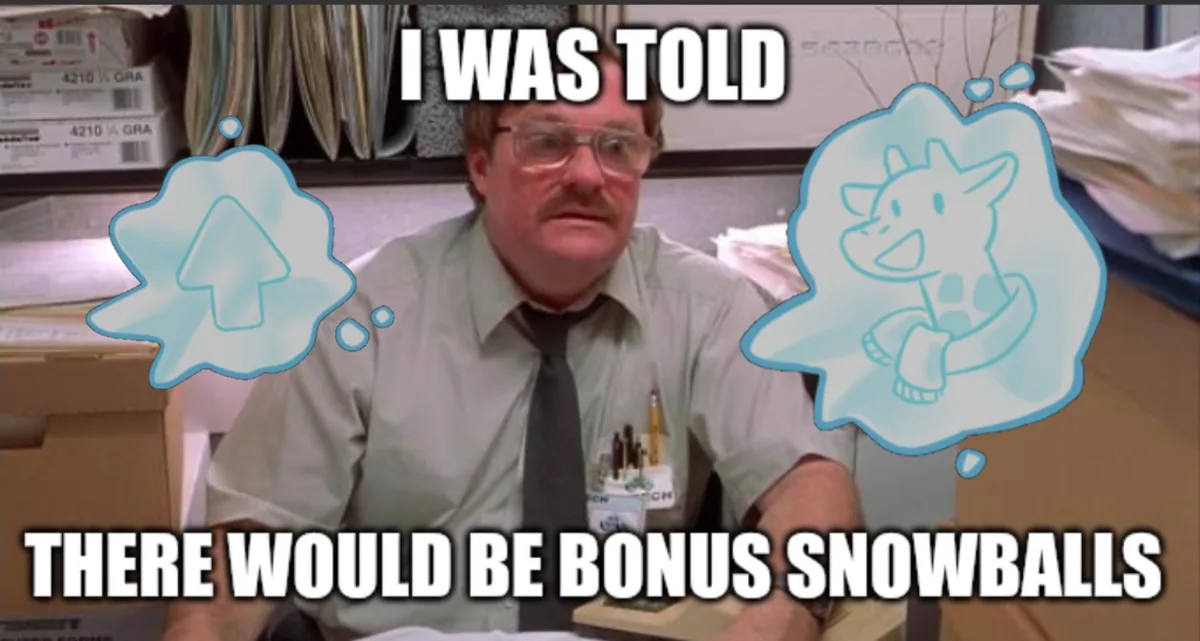 A man with glasses and a mustache sits at an office desk, looking confused. Two cartoon thought bubbles appear beside him…