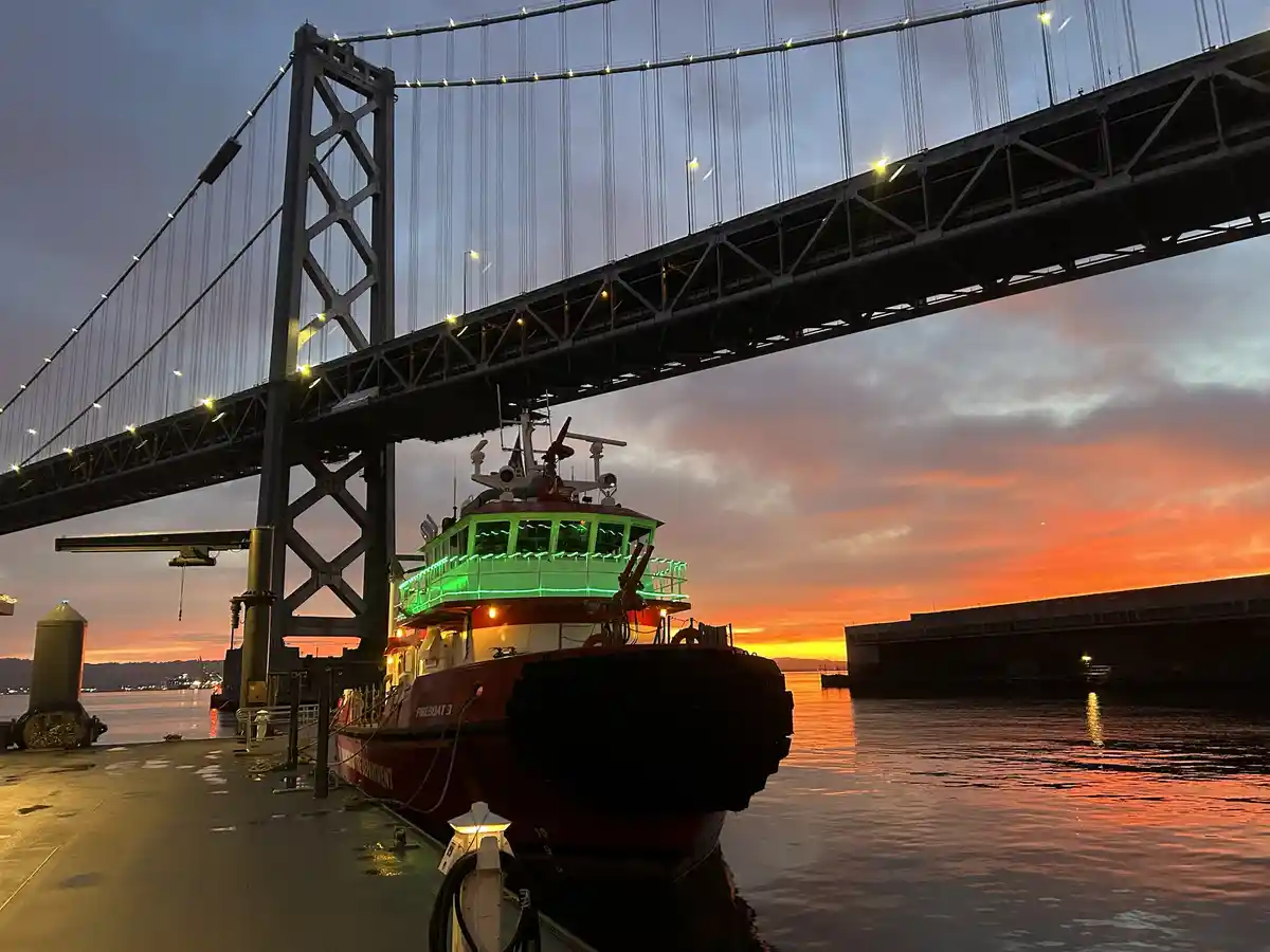 Warm Christmas Greetings from the Fire Boat Station Crew!