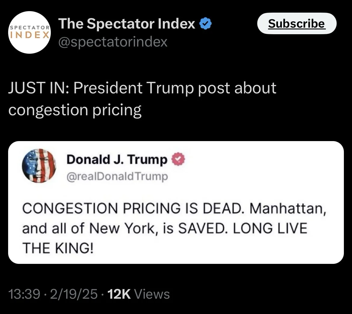 A screenshot of a YouTube video thumbnail from 'The Spectator Index' shows a mock tweet from Donald J. Trump's account. The…