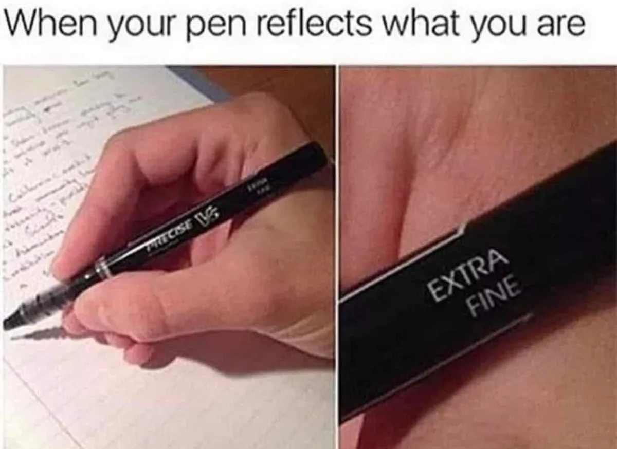I'm feeling extra sharp and focused today