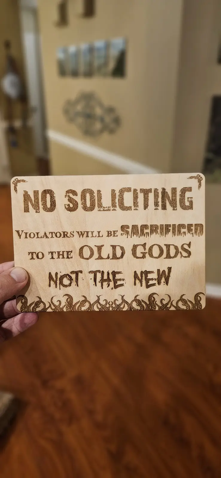 No Solicitors Allowed, Please