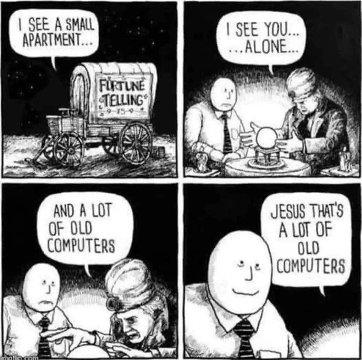This situation is definitely not my cup of tea.
