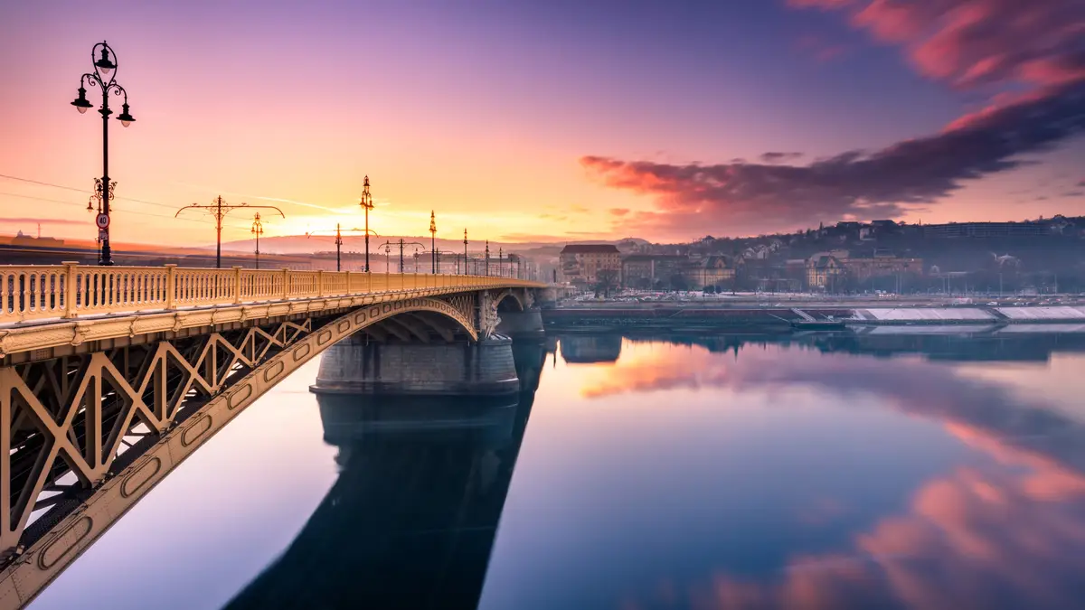 The Margaret Bridge, Budapest's second-oldest bridge, spans the Danube River connecting Buda's west to Pest's east. As…