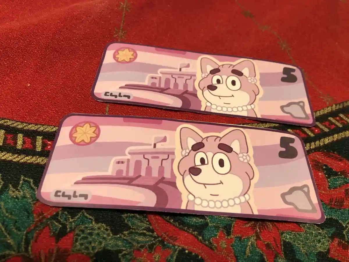 I Crafted Two Bluey-Inspired Five Dollar Bills!