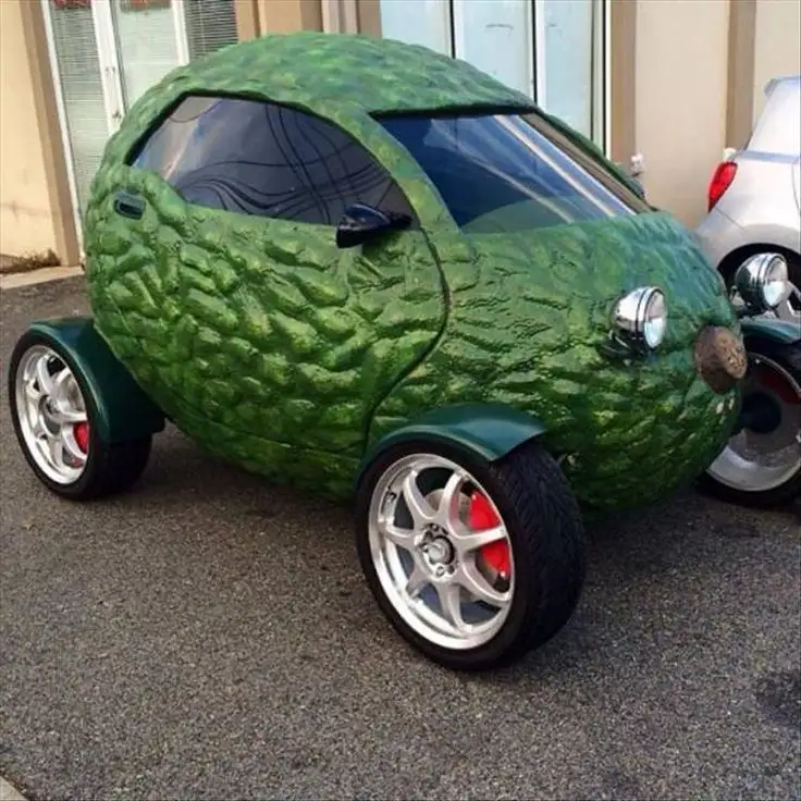 The Quirky Avocado Car