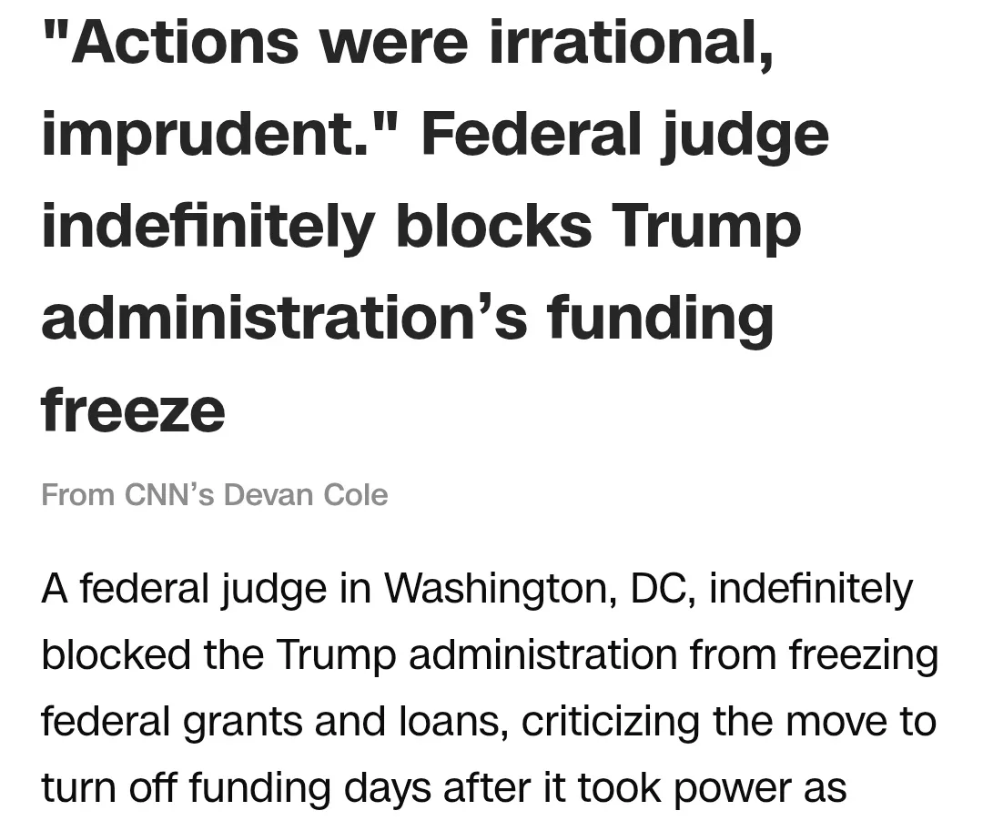 A screenshot of a CNN news article headline and excerpt, featuring bold black text on a white background. The headline…