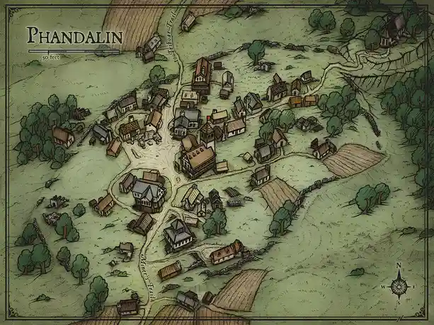 Exploring the Enigmatic Phandalin Map
