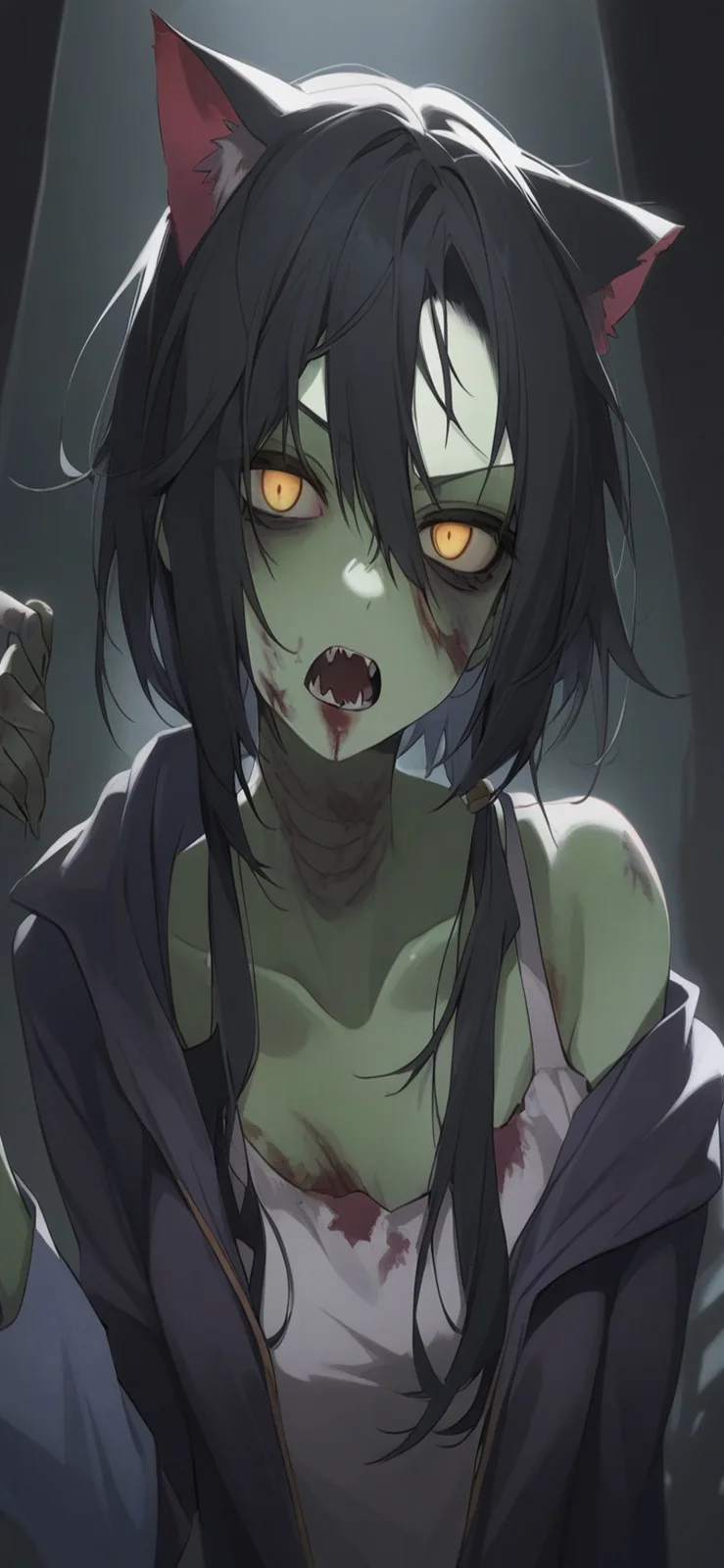 The Enigmatic Undead Catgirl