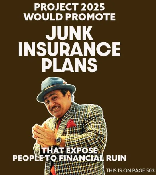 A man in a patterned suit and fedora smiles while clasping his hands, overlaid with bold white text stating 'PROJECT 2025…