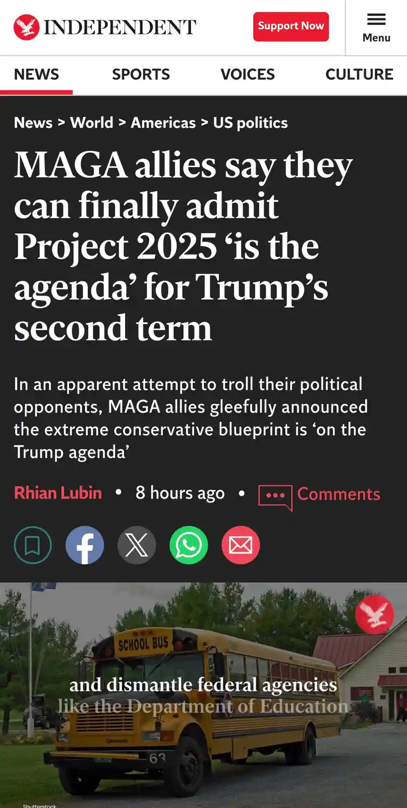 A Cautionary Message: 'Stop Antagonizing Them' - An Unnamed Trump Supporter