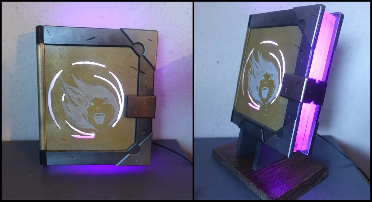 Crafting a Unique Desk Lamp Inspired by Borderlands Class Mods