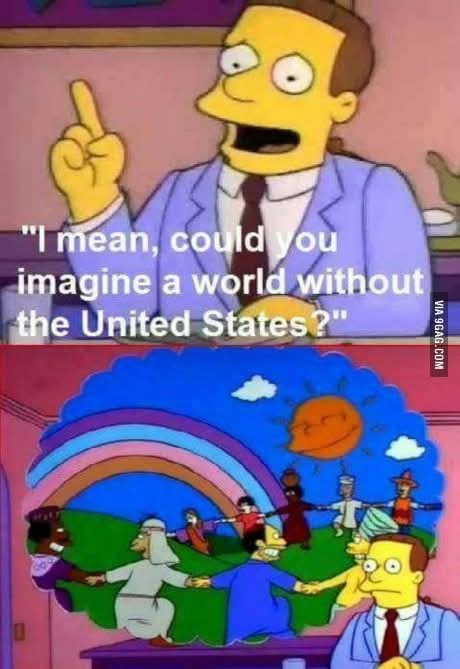 The top panel shows a cartoon man in a suit pointing upward with a shocked expression, overlaid with the text "I mean, could…