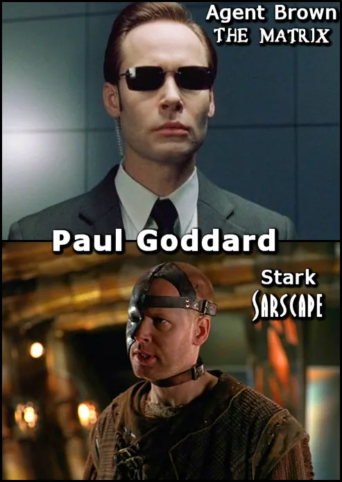 The image is a two-panel meme. The top panel shows Agent Smith from The Matrix, with text labeling him 'Agent Brown THE…