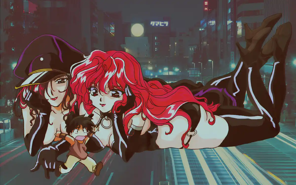 Stunning Night Wallpaper from Bakuretsu Hunter