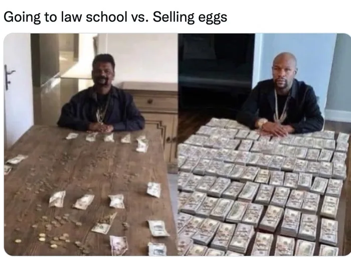 Let's make egg prices as outrageous as gas prices!
