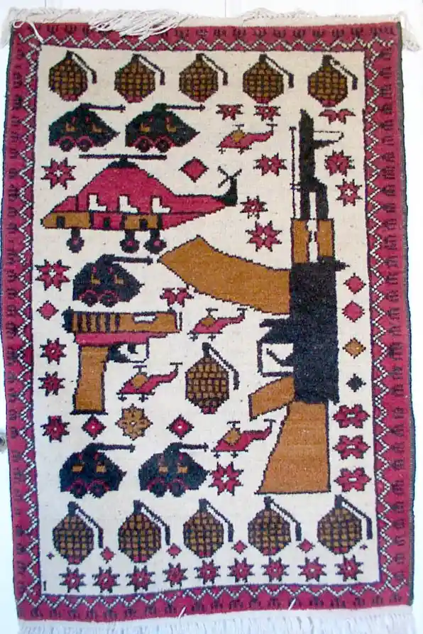 Exploring the unique world of Afghan War Rugs