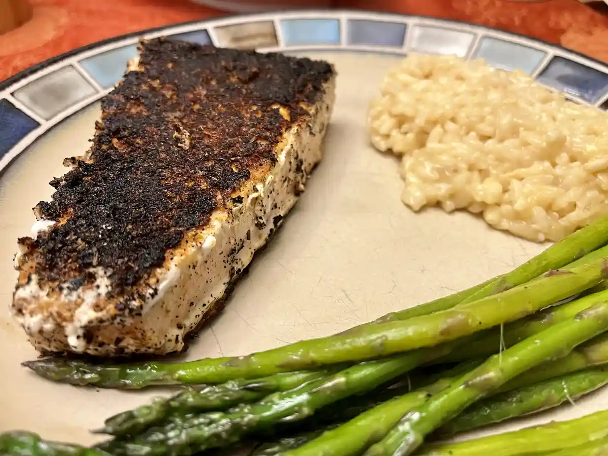 Cooking My Feelings Away: Blackened Swordfish Edition