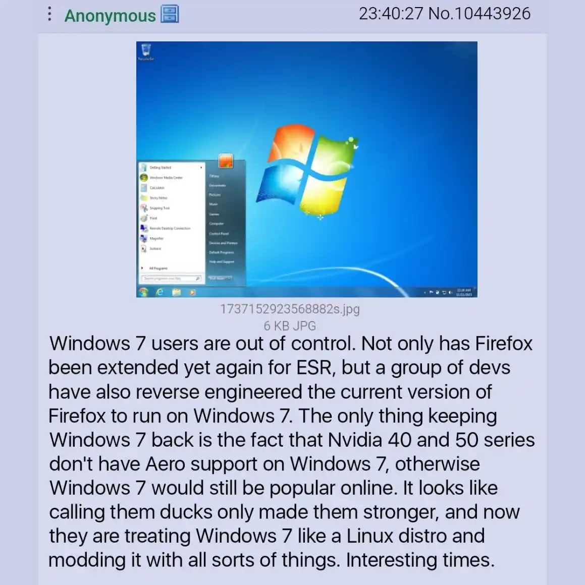 The image displays a screenshot of the Windows 7 desktop with the Start menu open, showing classic programs like Calculator…