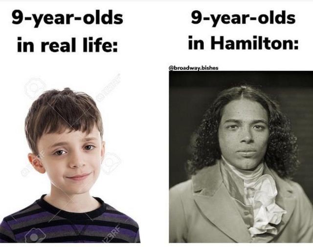The image is split into two panels. The left panel shows a young boy with short brown hair, wearing a striped shirt, looking…