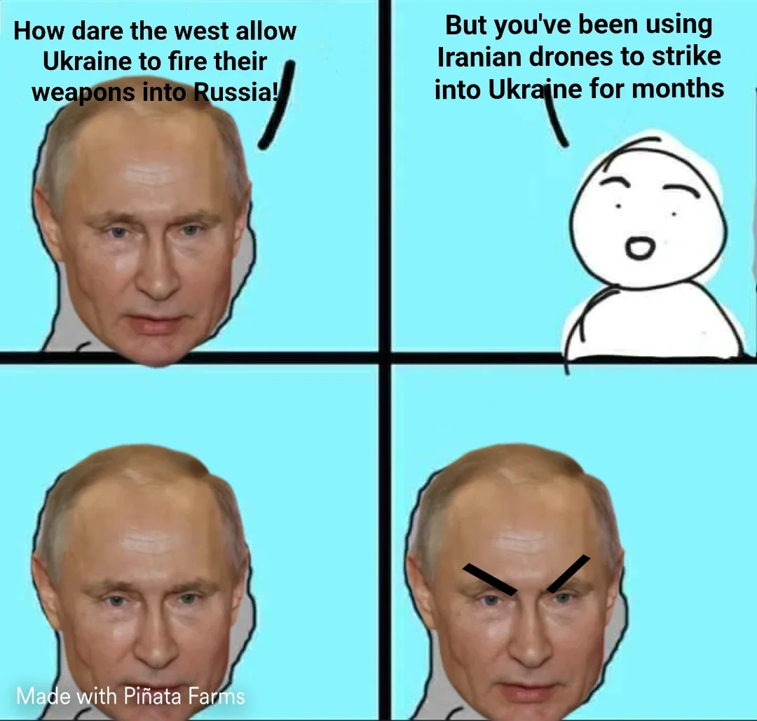 Classic Putin behavior in action...