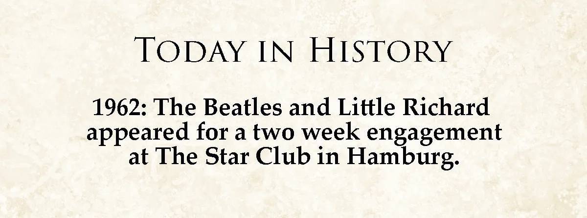 The image displays a beige, textured background resembling aged parchment with black serif text. The top line reads 'TODAY…