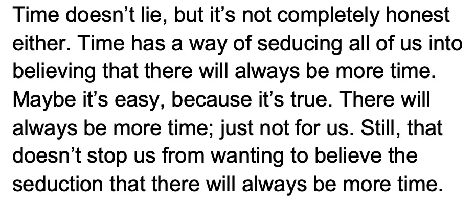 Deep Reflections on the Nature of Time