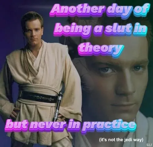 An image of the Star Wars character Anakin Skywalker in his Jedi robes, with a large close-up of his face behind him…