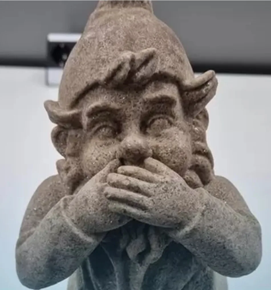 Meet the happiest gnome you'll ever see!