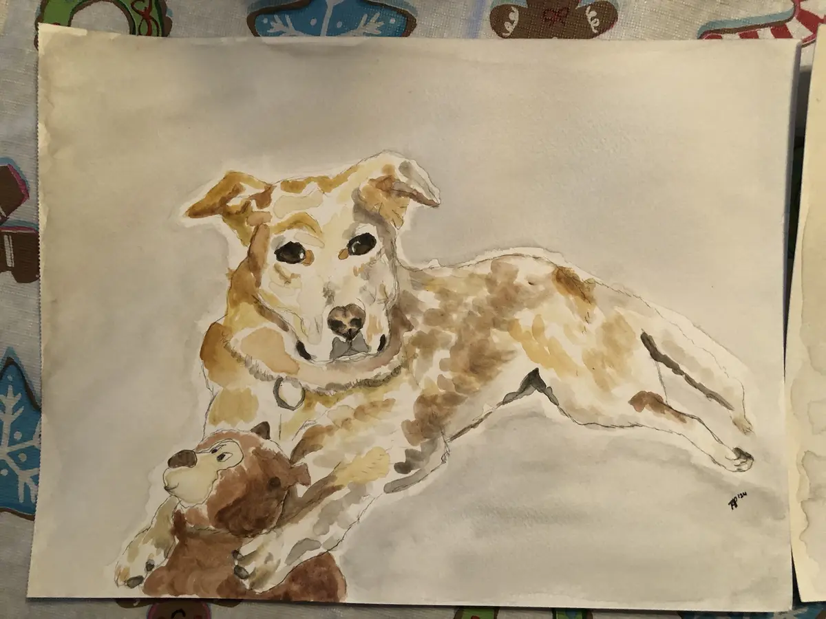 The Loyal Companion: A Dog's Love