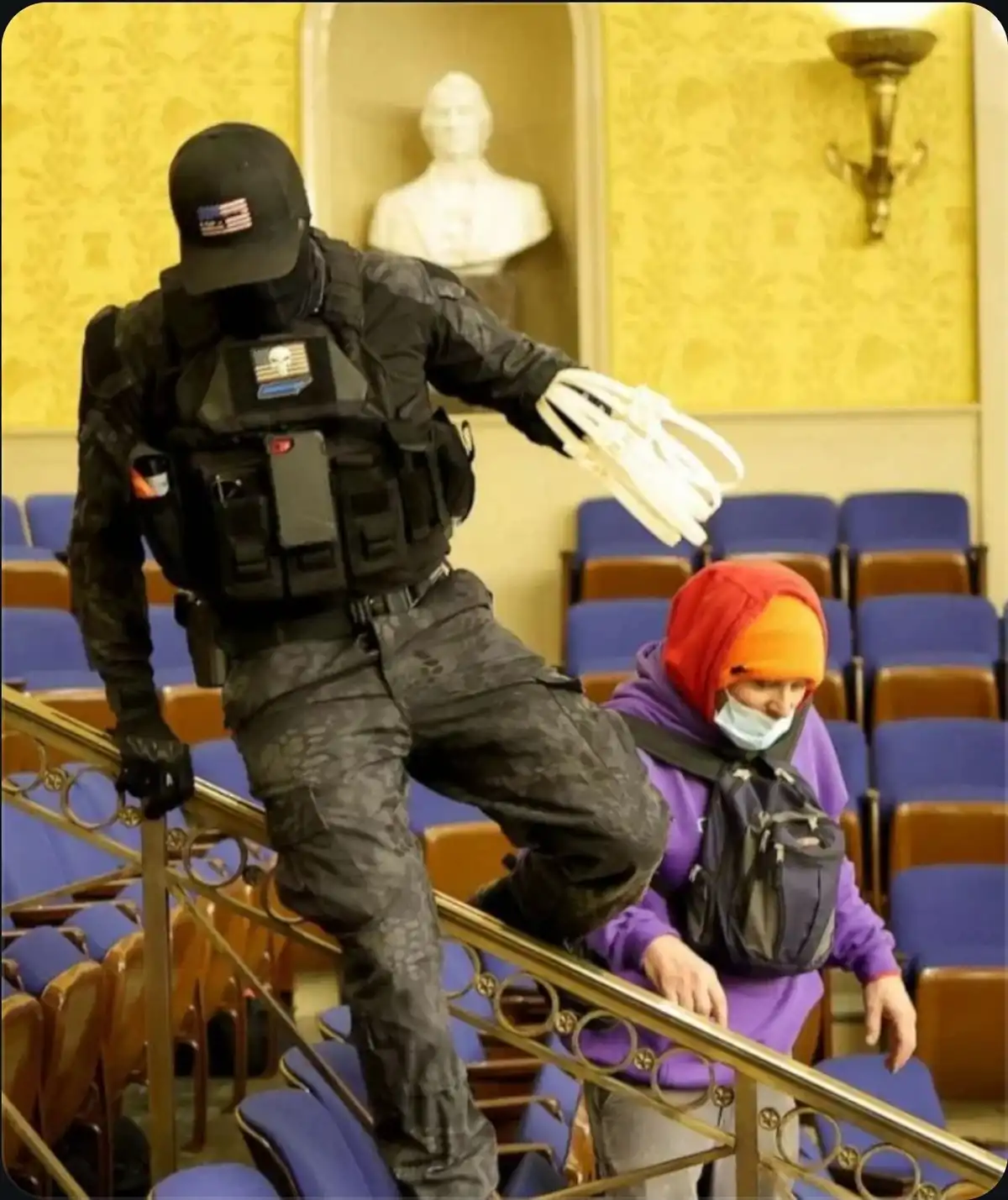 Those 'peaceful' tourists we keep hearing about