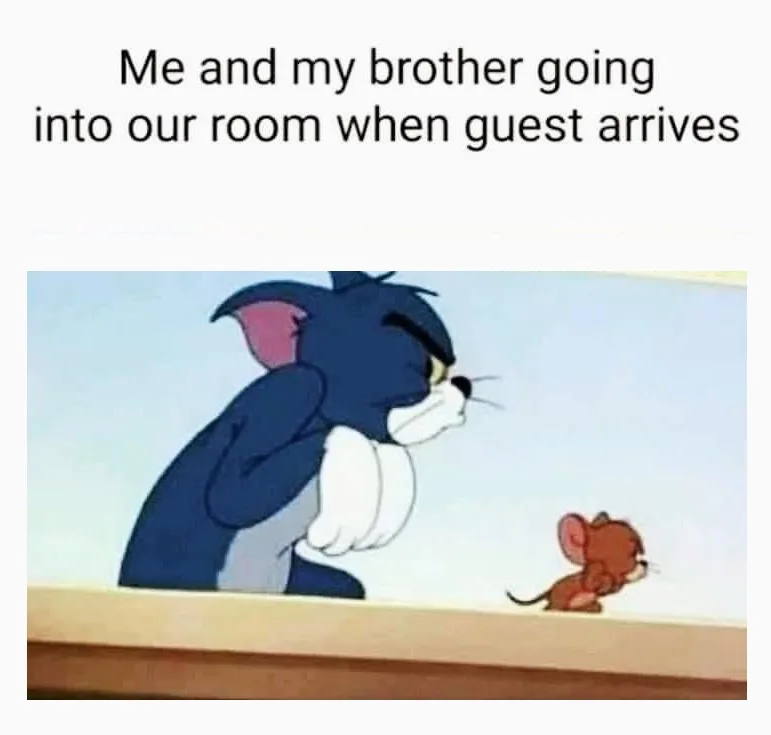 A still from the cartoon 'Tom and Jerry' shows Tom the cat looking down with a smug, self-satisfied expression at Jerry the…