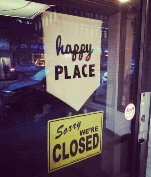 Because, you know how it is...